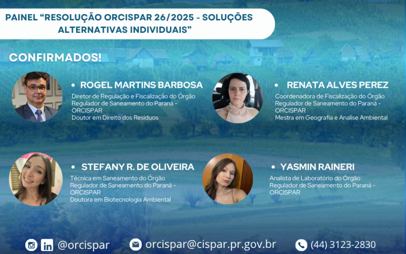 Saneamento Rural: Desafios e Soluções - CONFIRMADOS!