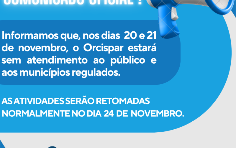 Comunicado! 